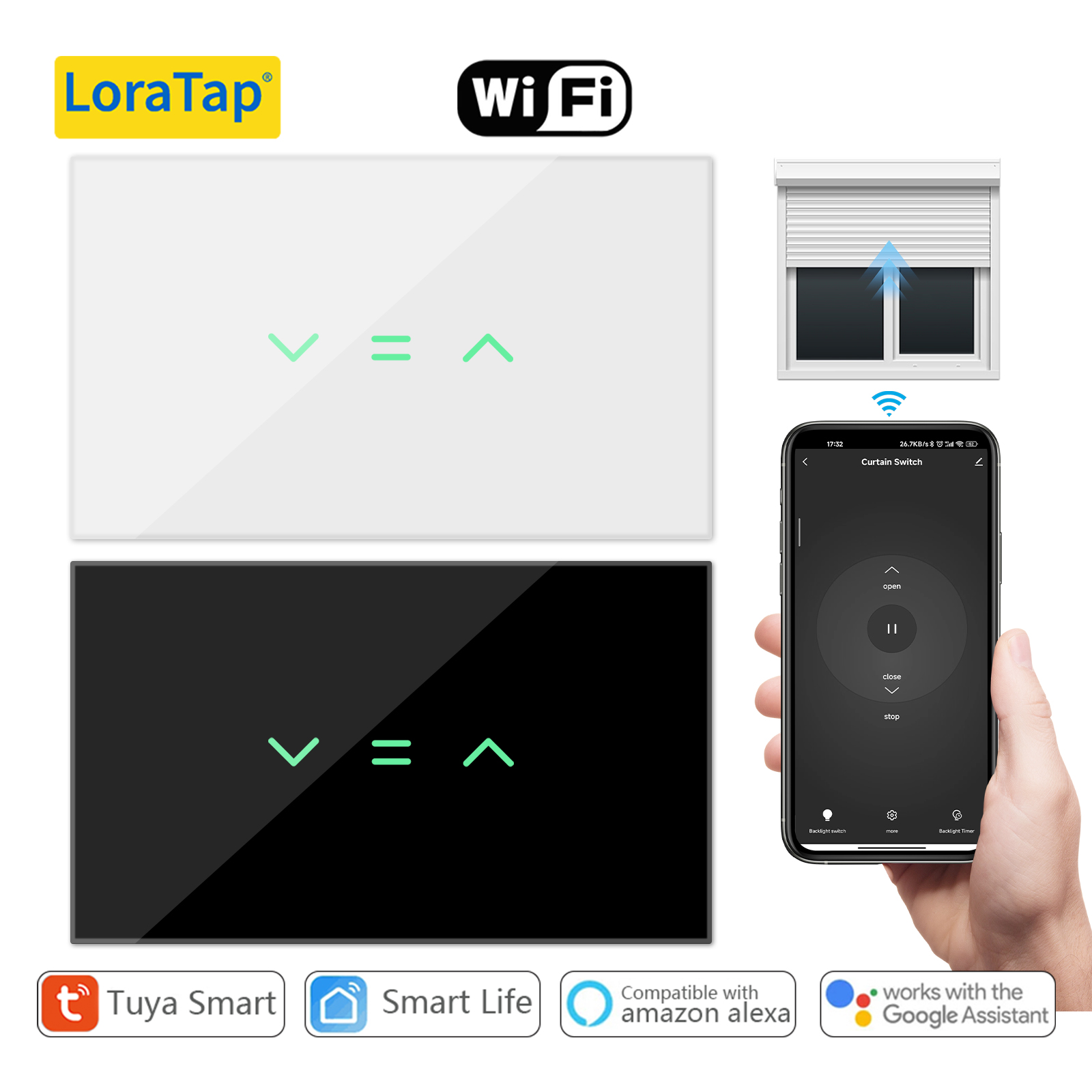 Universal Remote Smart Home - LoraTap US zasłona rolety rolety przełącznik