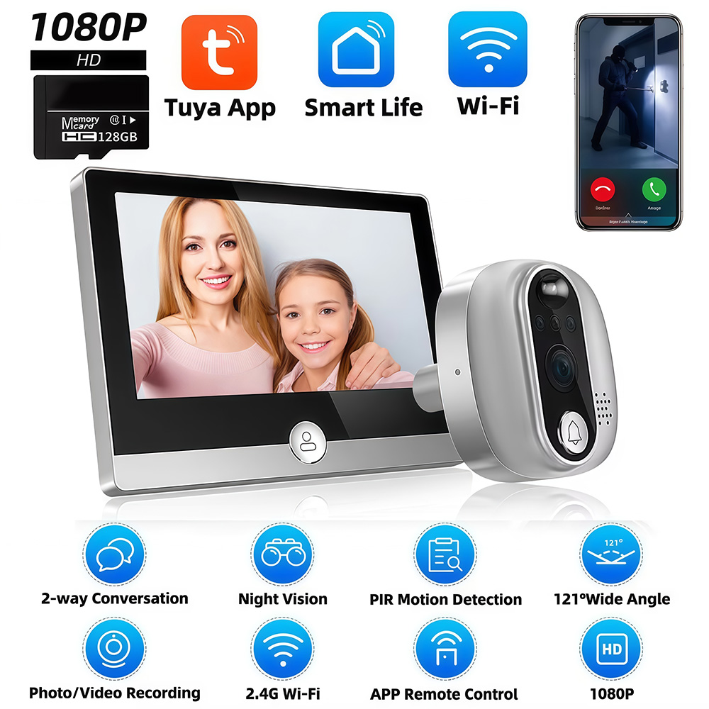 Smart Home Wiser - Tuya 1080P WiFi dzwonek do drzwi