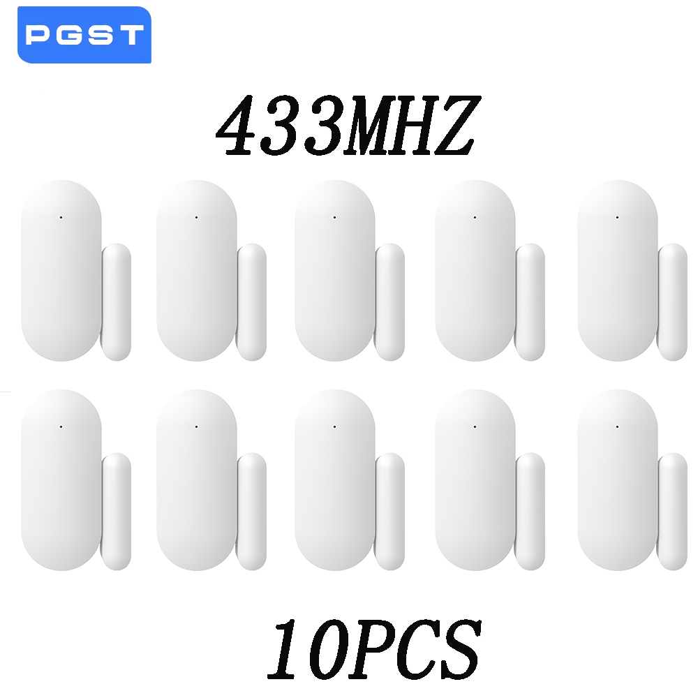 Wireless Door Sensor - 10 SZTUK Bezprzewodowy Czujnik Drzwi 433MHz