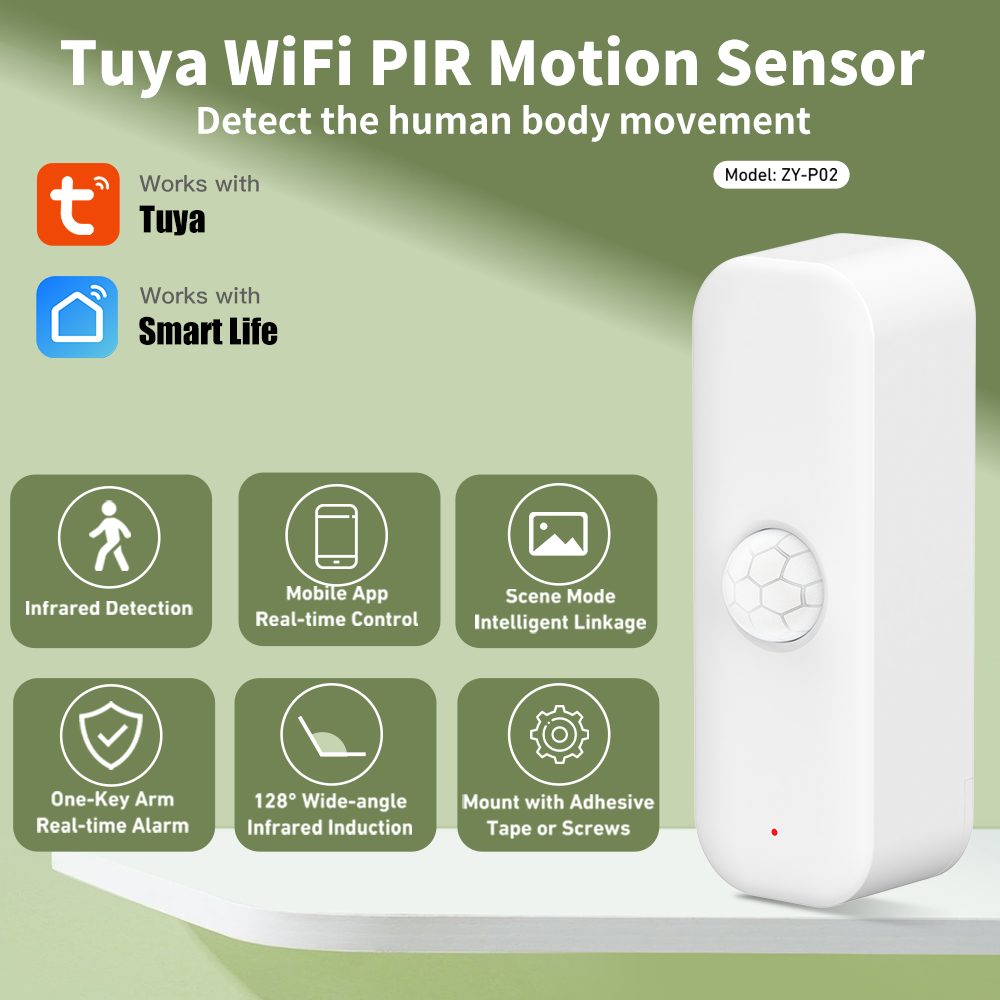 1~3 szt. Czujnik ruchu Tuya Wi – Smart Home Wiser recenzja i cena