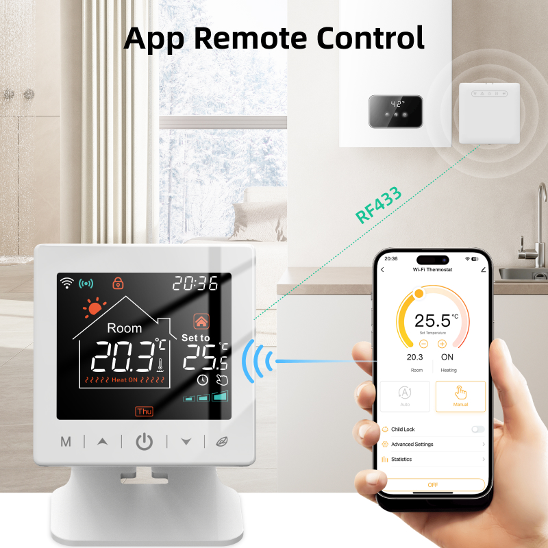 Inteligentny termostat WiFi do – Universal Remote Smart Home recenzja i cena