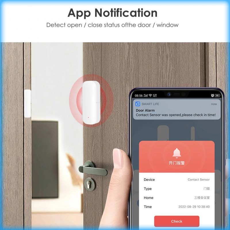Inteligentny czujnik otwarcia  – Wireless Door Sensor recenzja i cena