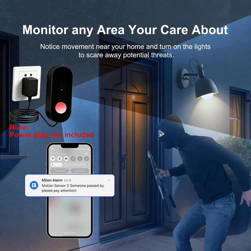 Czujnik ruchu Tuya WiFi PIR, d – Smart Home Wiser recenzja i cena